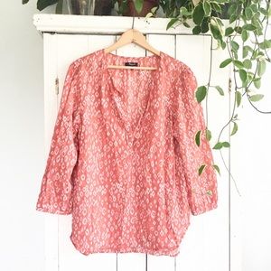 Madewell geometric patterned tunic